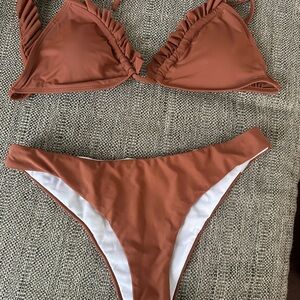 Rust Orange Bikini Bottom